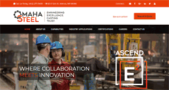 Desktop Screenshot of omahasteel.com