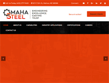 Tablet Screenshot of omahasteel.com